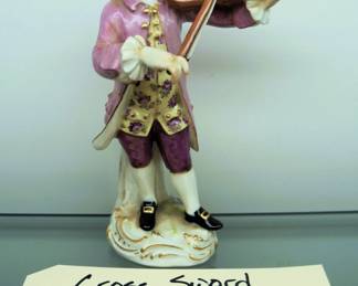 Meissen Porcelain Figure - Musician