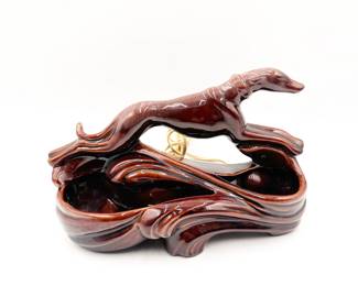Mid-Century Royal Haeger Greyhound TV Lamp Planter