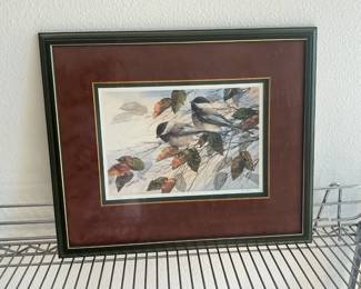 Lee Garcia "Chickadees" Signed & Numbered Ltd. Ed. Print