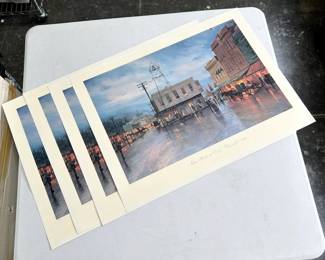 Thomas Kinkade "Main Street at Dusk, Placerville 1916" Limited Edition Prints