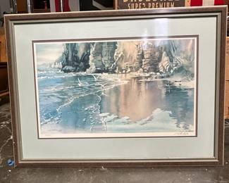 Framed Print Nita Engle Golden Beach, 1989
