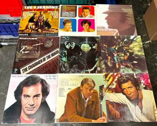 Lot of 9 Vintage Rock & Pop LPs