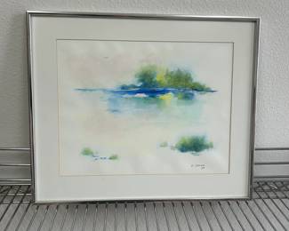 Original Watercolor Painting by E. Ozawa
