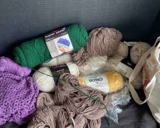 Yarn And Knitting Needles
