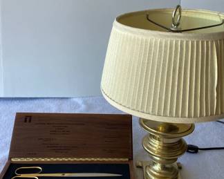 Lamp And Letter Opener