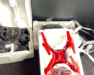 An HJHRC Drone And A JPRE RC Car