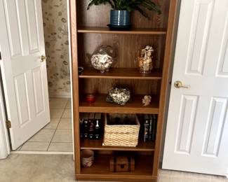 Mid-Century Bookshelf and Varied Decor