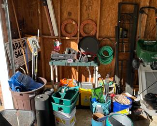 Assorted Tools, Power Tools, Gardening Supplies