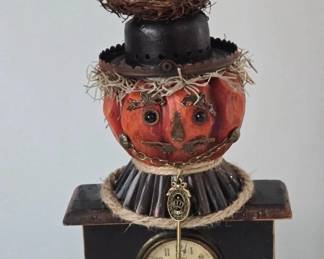 Halloween Assemblage with Vintage Finds