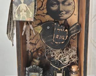 Halloween assemblage