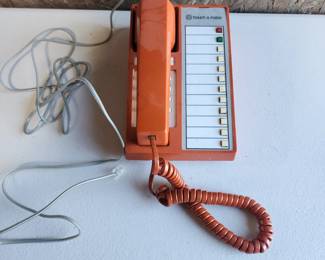 VINTAGE ORANGE PHONE