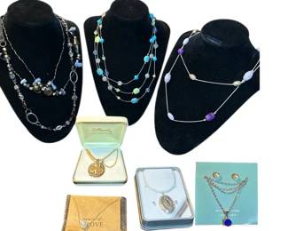 Collection of Fashion  GoldPlated Necklaces  MultiStyle Jewelry Lot