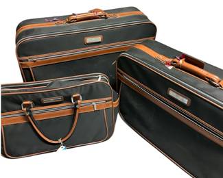 Jordache 3Piece Luggage Set  Large Rolling Suitcase with Matching Carry Bags