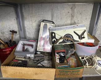 Assorted Hand Tools and Riveter Kit Lot