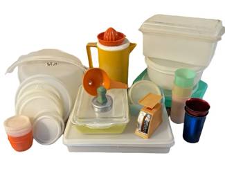 Vintage Pyrex  Tupperware Kitchen Lot