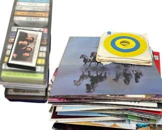 Large Album And Cassette Lot