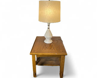 MCM Lamp and End Table