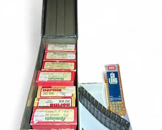 Mixed Ammunition Lot  .22 CB Long, .243 Win,  Remington Pistol Rounds