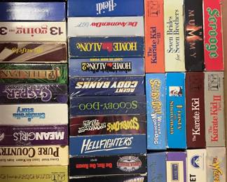 Large Lot of Mixed VHS Movies  Classics, Family, and Collectibles
