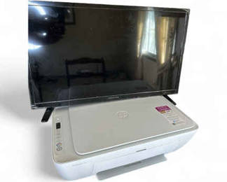 Insignia 23.5 Flat Screen TV  HP DeskJet 2755e Printer
