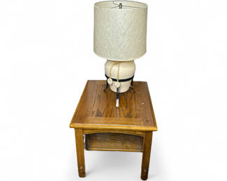 End Table And Lamp.