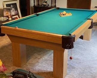 8 foot CONNELLY Pool Table with slate top, May Sell before The Sale, See Marketplace listing                                