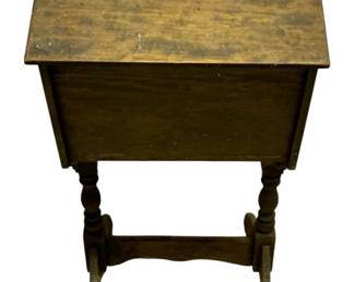 199 - Sewing Stand w/ Contents - 12 x 14 x 38

