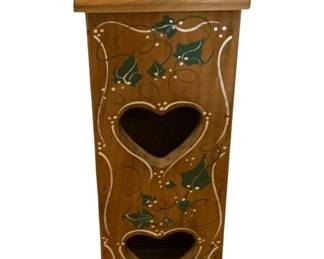 4 - Painted Wood Toilet Paper Box - 21 x 7 x 7
