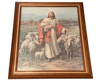 73 - Framed Religious Print - 20 x 24

