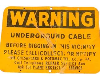 161 - Metal Sign - 14 x 36
