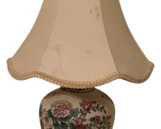 193 - Ceramic Lamp - 16" tall used as-is electric/electronic/mechanical item - no guarantee all components, untested.
