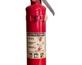 10 - Master Guard Fire Extinguisher - 16" tall used as-is electric/electronic/mechanical item - no guarantee all components, untested.

