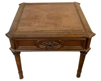 224 - Wood End Table - 26 x 26 x 21 as is
