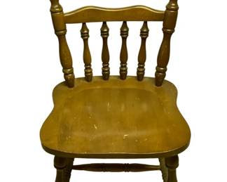 204 - Wooden Chair - 19 x 18 x 33
