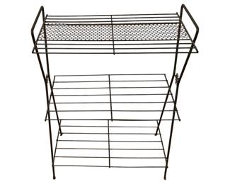 79 - Vintage Metal Shelf - 11 x 19 x 27
