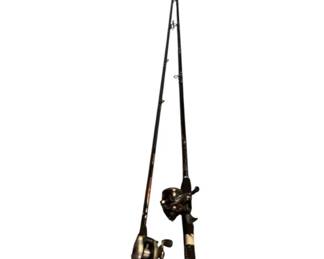 180 - 2 Fishing Poles w/ Rods
