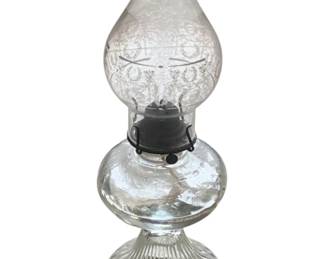 242 - Oil Lamp - 19" tall
