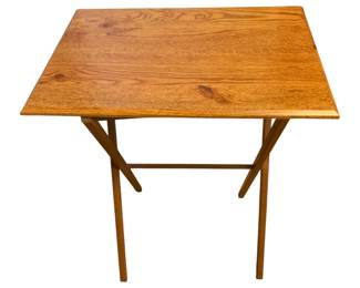 59 - Folding Wooden TV Tray - 21 x 15 x 26
