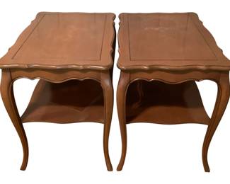 77 - Pair of Matching End Tables - 28 x 24 x 18
