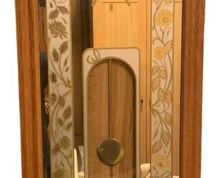 50 - Mirrored Clock - 18 x 44 used as-is electric/electronic/mechanical item - no guarantee all components, untested.
