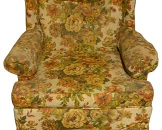181 - Vintage Upholstered Side Chair - 29 x 31 x 34
