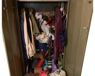231 - Metal Cabinet w/ Contents - 18 x 64 x 30
