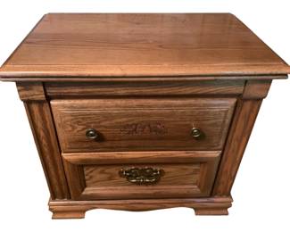 14 - Broyhill 2-drawer Night Stand - 24 x 27 x 16
