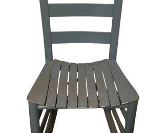 165 - Wood Rocker - 20 x 17 x 36
