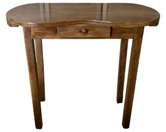 43 - One-drawer Kidney shaped table

