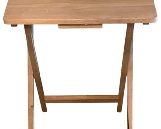111 - Wood Folding TV Tray - 19 x 16 x 25

