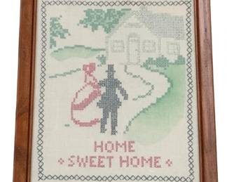 34 - Framed Needlepoint - 15 x 12
