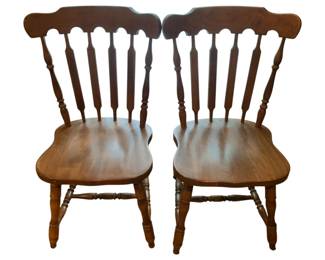 116 - 2 Matching Chairs - 18 x 19 x 36
