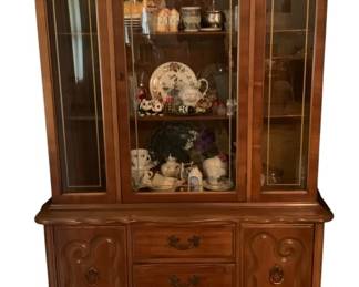 148 - China Cabinet-CONTENTS NOT INCLUDED 48 x 18 x 72
