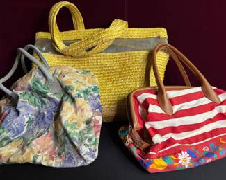 Trio Of Vintage Handbags